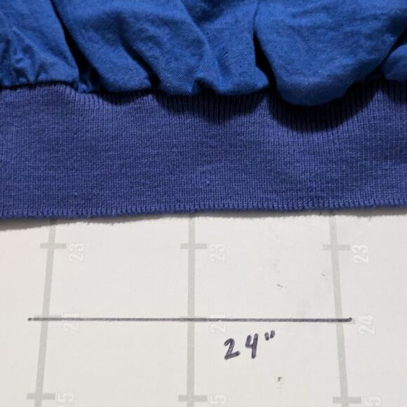 Vintage 80s American Made Sweatshirt Mens L Blue Marc Daniels Light Sweater USA - Picture 8 of 8